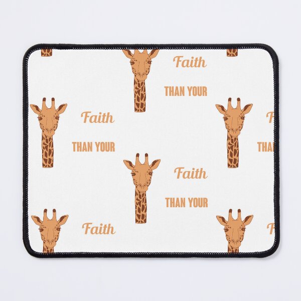 Item preview, Let Your Faith Be Taller Than Your Fear Cute Giraffe Vintage designed and sold by roboartpixel.