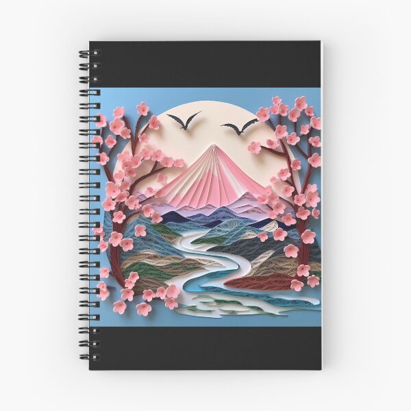 Item preview, Japanese Paper Quilling Mount Fuji Design 4 designed and sold by 3 CITIES.