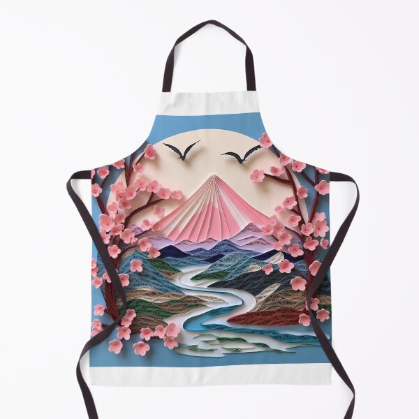 Item preview, Japanese Paper Quilling Mount Fuji Design 4 designed and sold by Charlies-Artbox.