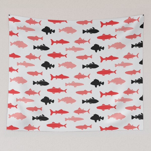 Item preview, Fish Collection Pattern v23 designed and sold by Baikachi AD.