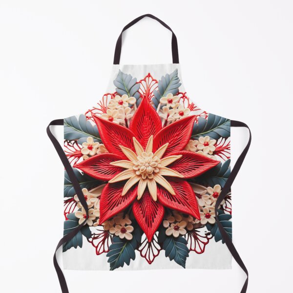 Item preview, 3D Red Flower Art  designed and sold by JustArtDesign9.