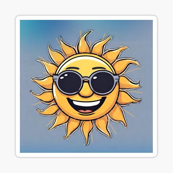 Sun Emoji Cool Glasses Expression Vector, Sun, Emoticon, Cool Glasses PNG  and Vector with Transparent Background for Free Download