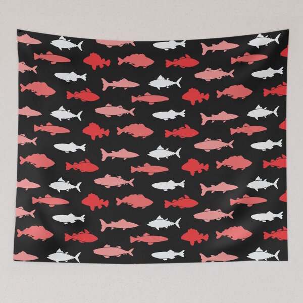 Item preview, Fish Collection Pattern v26 designed and sold by Baikachi AD.