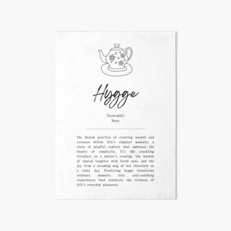 Item preview, Hygge Definition designed and sold by GildedC.
