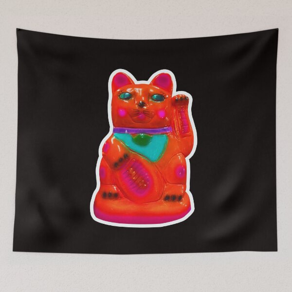 Item preview,  Lucky red Cat Welcomes Customers designed and sold by Bspaces.