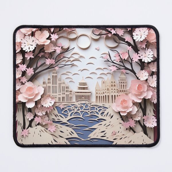 Item preview, Japanese Paper Quilling Cherry Blossom Design 1 designed and sold by 3 CITIES.