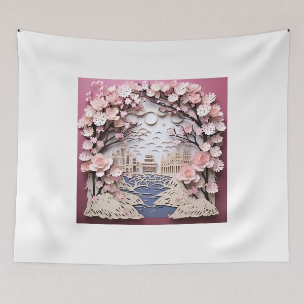 Item preview, Japanese Paper Quilling Cherry Blossom Design 1 designed and sold by 3 CITIES.