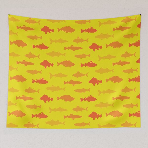 Item preview, Fish Collection Pattern v29 designed and sold by Baikachi AD.
