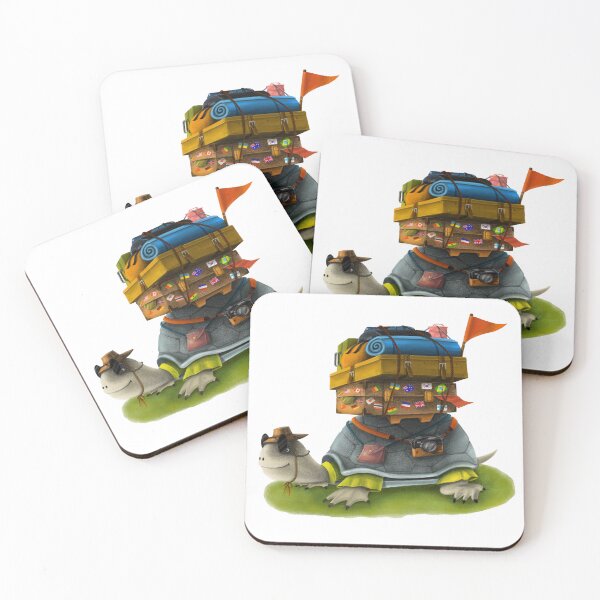 Item preview, Turtle carries a suitcase to travel. designed and sold by astudios007.