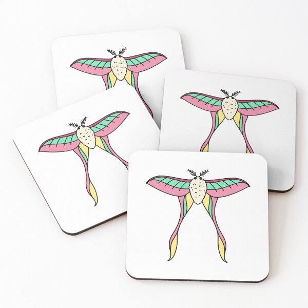 Item preview, Cute pastel chinese moon moth designed and sold by Dailykindness.