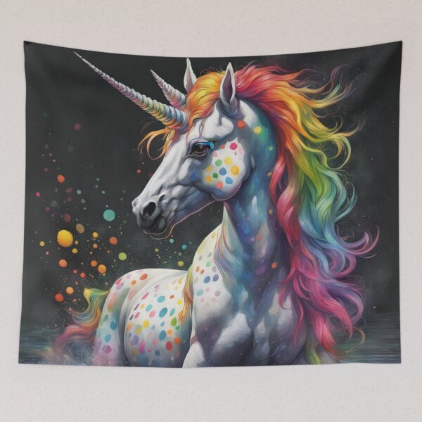 Item preview, Rainbow Unicorn designed and sold by Nikki-Designz.