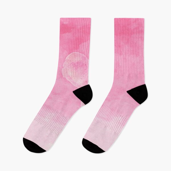 Item preview, Hand Painted White Heart on Pink to White Watercolor Gradient designed and sold by Crystal Odenkirk.