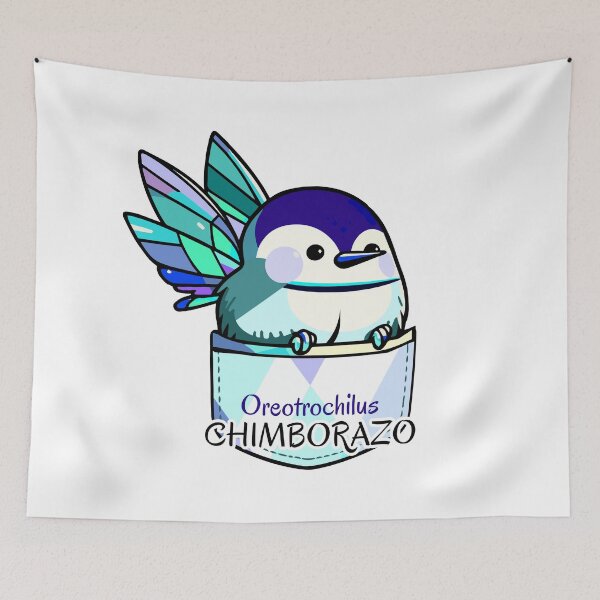 Item preview, Hummingbird Oreotrochilus Chimborazo designed and sold by by helaenrose.