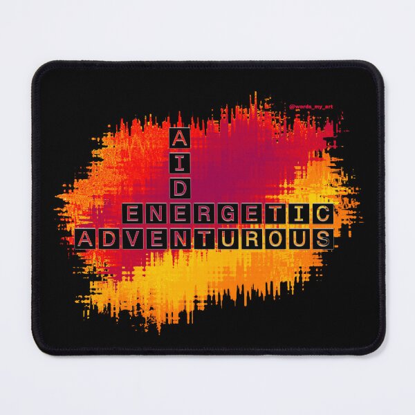 Item preview, Aiden, Energetic and Adventurous Crosswords designed and sold by words-my-art.