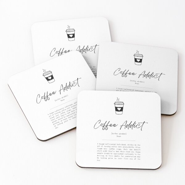 Item preview, Coffee Addict Definition designed and sold by GildedC.