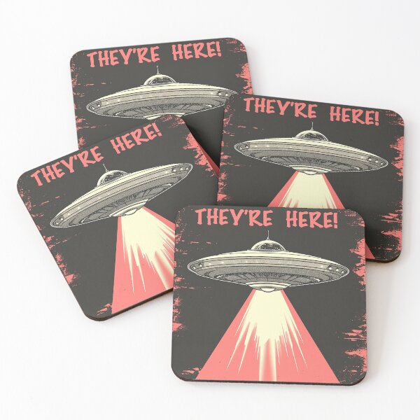 Item preview, They're Here design 1 designed and sold by 3 CITIES.