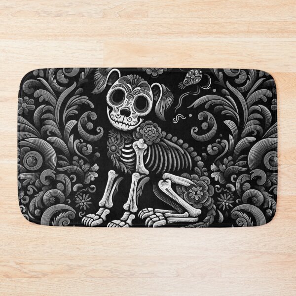 Item preview, Skull Pup Amidst Floral Splendor designed and sold by zzz888.