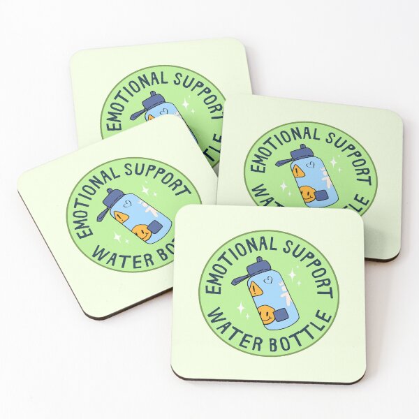 Item preview, Emotional support water bottle designed and sold by PeachyLitchi.