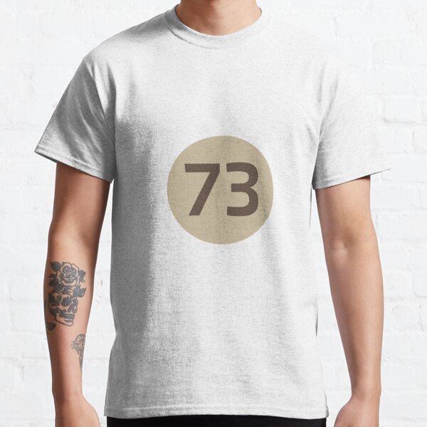 73 The Best Number Big Bang Numbers Puzzle Theory Classic T-Shirt