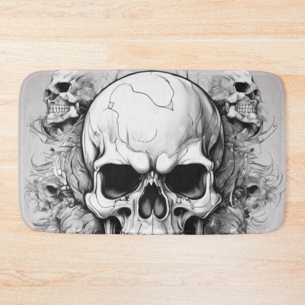 Item preview, grey skull designed and sold by Catfighter.