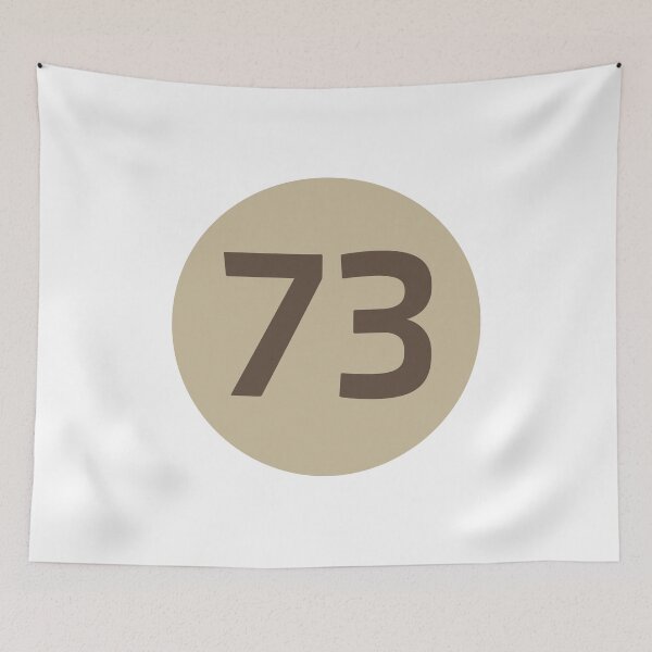 Item preview, 73 The Best Number Big Bang Numbers Puzzle Theory designed and sold by Helen-Storm.