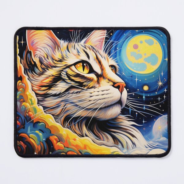 Item preview, Cat Face in Space Extravaganza designed and sold by JustArtDesign9.