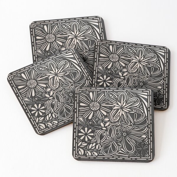Item preview, Wildflowers - Korean traditional patterns 1 designed and sold by beatriceJHS.