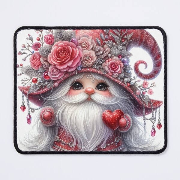 Item preview, Cute red gnomes designed and sold by Sameena Fatima.