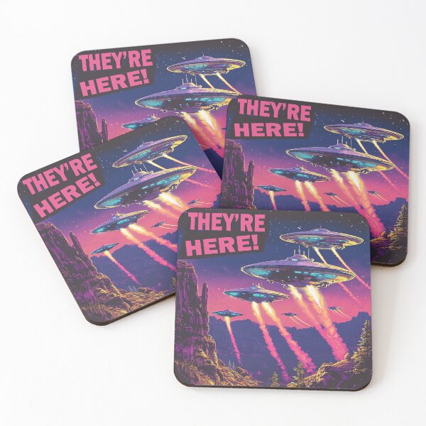 Item preview, They're Here design 4 designed and sold by Charlies-Artbox.