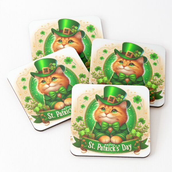 Item preview, Lucky Irish Kitten: Happy St. Patrick's Day designed and sold by Tomasz C.