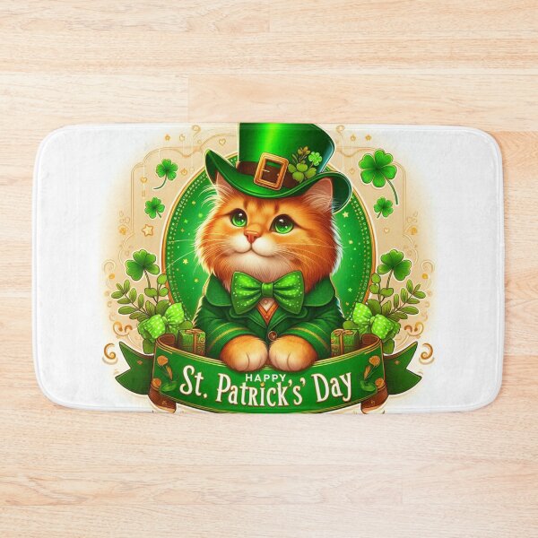 Item preview, Lucky Irish Kitten: Happy St. Patrick's Day designed and sold by Tomasz C.