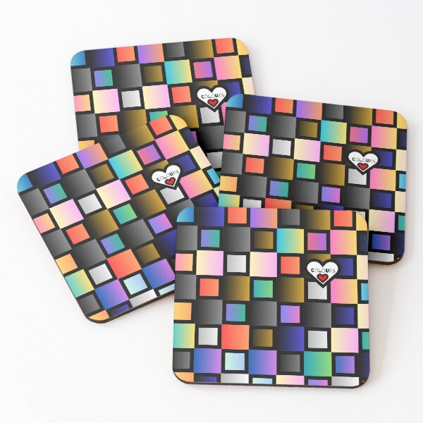 Item preview, Gradient colourful boxes in multicolored design  designed and sold by Chicas-wonder.