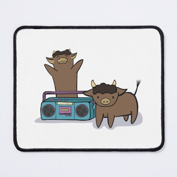 Item preview, Cute cows listening to music - for musicians, music fans and animal lovers designed and sold by TilmanTrades.