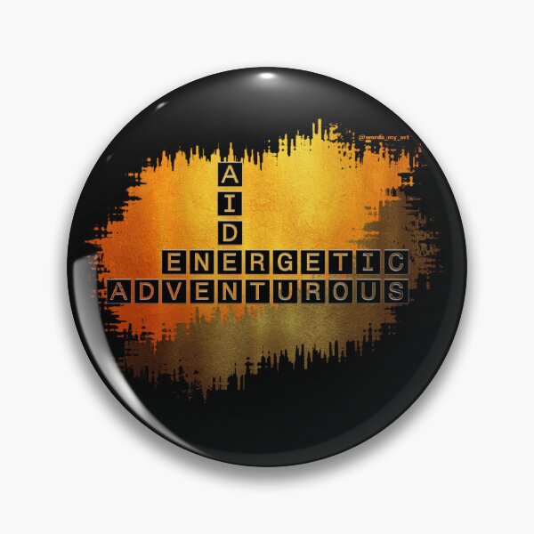 Item preview, Aiden, Energetic and Adventurous Crossword designed and sold by words-my-art.