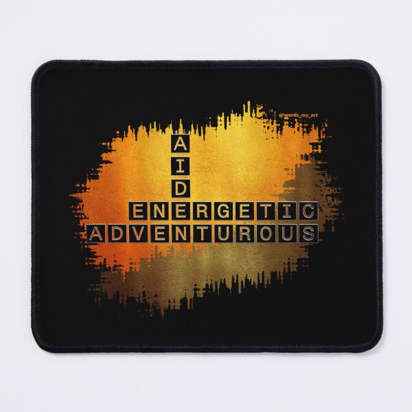 Item preview, Aiden, Energetic and Adventurous Crossword designed and sold by words-my-art.