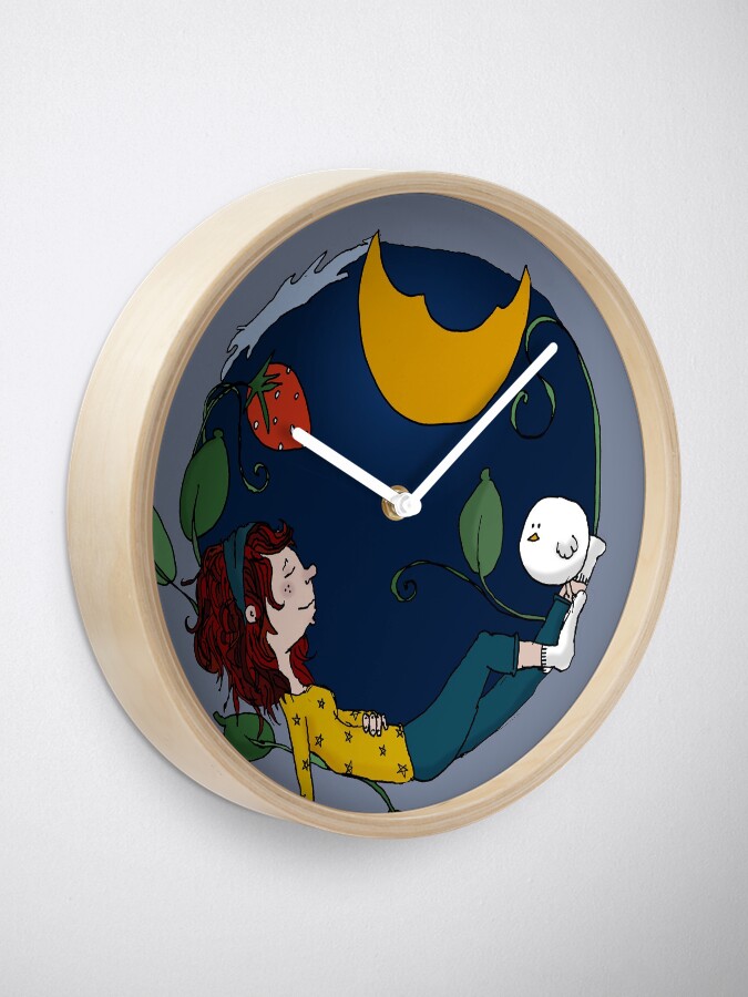 Alternate view of Lux under the moon Clock