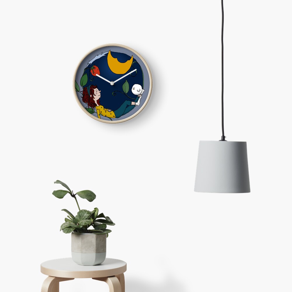 Lux under the moon Clock