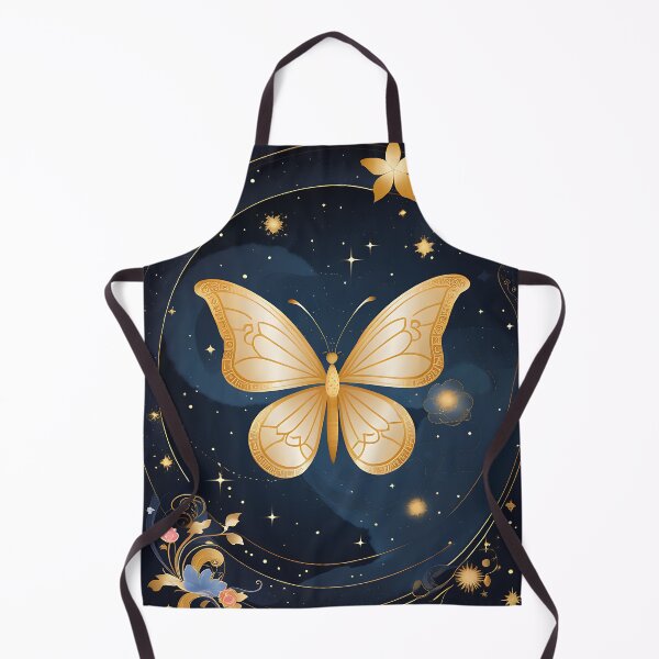 Item preview, A Chinese moon butterfly flying in the starry sky designed and sold by IAmagineFR.
