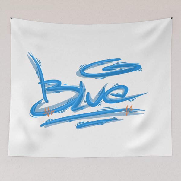 Item preview, Blue graffiti marker style designed and sold by Balpa.