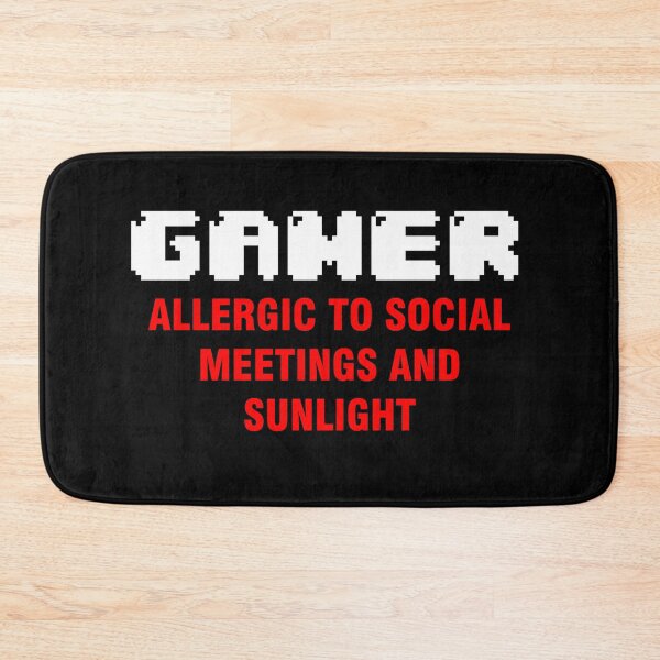 Item preview, GAMER - Allergic to social meetings and sunlight designed and sold by Japatonic Shop.