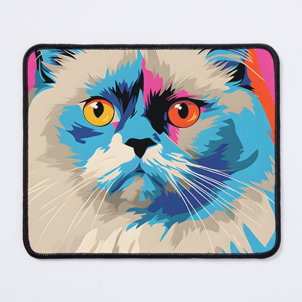 Item preview, birman cat portraits drawing. animal colorful. Animal throw pillow. designed and sold by formform.
