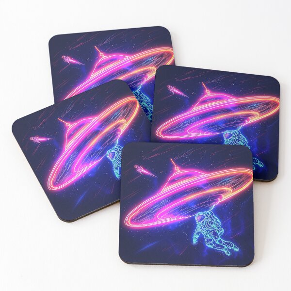 Item preview, Neon Flying Saucer design 1 designed and sold by 3 CITIES.
