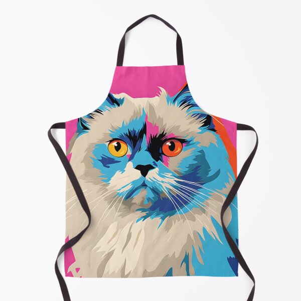 Item preview, birman cat portraits drawing. animal colorful. Animal throw pillow. designed and sold by formform.