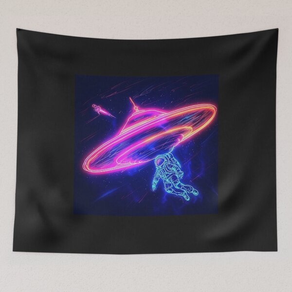 Item preview, Neon Flying Saucer design 1 designed and sold by 3 CITIES.