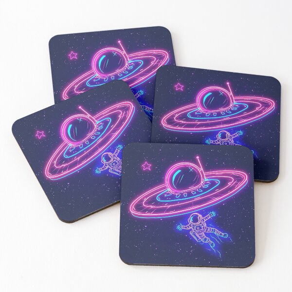 Item preview, Neon Flying Saucer design 2 designed and sold by Charlies-Artbox.