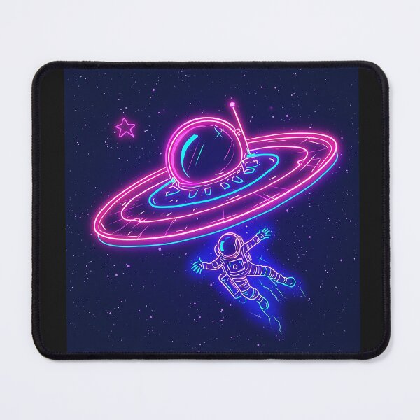Item preview, Neon Flying Saucer design 2 designed and sold by Charlies-Artbox.