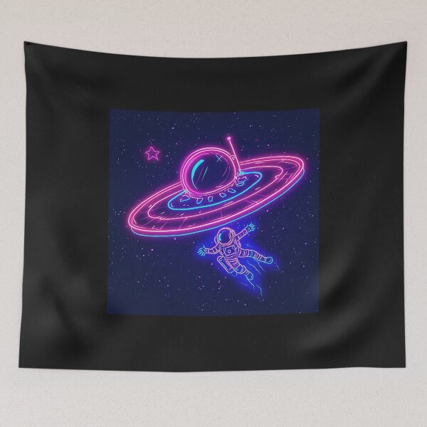 Item preview, Neon Flying Saucer design 2 designed and sold by 3 CITIES.