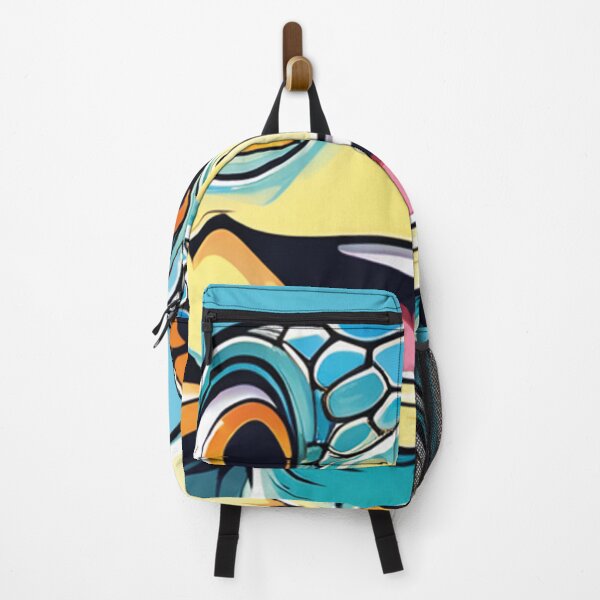 Item preview, Smiling turtle under the blue sky designed and sold by Ink-Kreativ.