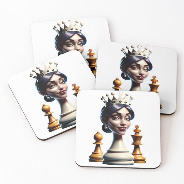 Item preview, Cartoon chess queen designed and sold by Inspyralia.