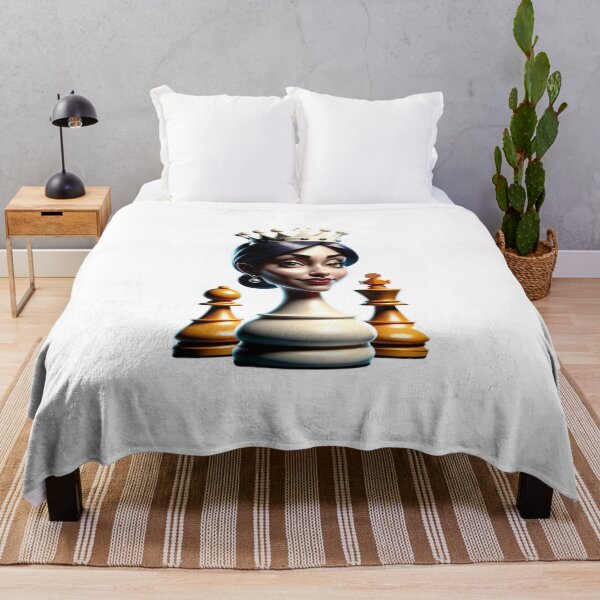 Item preview, Cartoon chess queen designed and sold by Inspyralia.